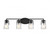 Savoy House Sacremento Bath Vanity Light, 4-Light, Black, Glass Shade, 32"W (8-7045-4-BK AHVX5) 