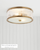 Randolph Flush Mount, 2-Light, Hand-Rubbed Antique Brass, Frosted Glass, 14"W (AH 4201HAB-FG 2FV5R)