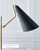 Visual Comfort & Co. Signature Collection Clemente Table Lamp, 1-Light, Brass, Black, 20.75"H (ARN 3010HAB-BLK 2K3PA) 