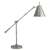 Goodman Desk Lamp, 1-Light, Polished Nickel, 30"H (TOB 3536PN 2N2ET)