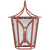 Visual Comfort & Co. Signature Collection Cavanagh Lantern Wall Sconce, 1-Light, Coral, 12"H (KS 2144CRL C_UJ0) 