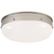 Hicks Flush Mount, LED, Polished Nickel, White Glass, 17"W (TOB 4064PN-WG CTYG3)