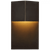 Visual Comfort & Co. Signature Collection Rega Wide Wall Sconce, 1-Light, LED, Bronze, 12"H (KW 2781BZ CU2D4) 