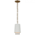 Sydney Pendant, 1-Light, Matte White, Clear Glass, 6"W (S 5120WHT/CG CU2E1)