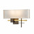 Hubbardton Forge Cosmo Wall Sconce, 2-Light, Sterling, Soft Gold, Natural Anna Shade, 11.5"H (206350-SKT-85-84-SF1606 5DGX1L) 