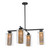 Polaris Outdoor Pendant, 4-Light, Coastal Natural Iron, Coastal Gold, Clear Glass, 32.2"W (364213-SKT-MULT-20-70-ZM0093 5DKWRN)