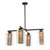 Hubbardton Forge Polaris Outdoor Pendant, 4-Light, Coastal Natural Iron, Coastal Silver, Clear Glass, 32.2"W (364213-SKT-MULT-20-72-ZM0093 5DKWRP) 