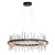 Cityscape Pendant, 1-Light, Standard Height, LED, Soft Gold, 38"W (139910-LED-STND-84-85 5DDRFN)