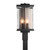 Kingston Outdoor Post Light, 4-Light, Coastal Dark Smoke, Translucent Vintage Platinum, Clear Glass, 20.25"H (344840-SKT-77-81-ZM0703 5DKVUK)