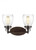 Generation Lighting Two Light Wall / Bath, Generation Lighting - Seagull 4414502-710 A7UV2 