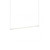 Z-Bar Linear Pendant, LED, Silver, 38"W (ZBP-36-L-SW-SIL-CNP 407UGLQ)