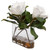 Middleton Magnolia Flower Centerpiece, Clear, 16"H, Uttermost (60186 A6DPD)