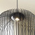Visual Comfort & Co. Modern Collection Kai Pendant, 1-Light, LED, Black, 26.4"H (700TDKAI2B-LED930 70PDFRQ) 