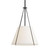 Arteriors Home Heloise Pendant, 1-Light, Bronze, White Linen Shade, 18.5"W (49749 3MLPG) 