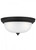 Generation Lighting Three Light Ceiling Flush Mount, Generation Lighting - Seagull 77065-112 A7VUF 
