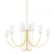 Hudson Valley Harlem Chandelier Brass 48.25"W x 29"H 