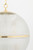 Sphere No. 3 Pendant Brass 18.25"W x 22.75"H