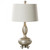 Uttermost Vercana Table Lamp, 1-Light, 2/Set, Smoked Mercury Glass, Light Beige Linen Fabric Shade, 28"H (27014-2 A68UJ) 