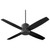 Oxygen Oslo Ceiling Fan, 4-Blade, Noir, Black Blades, 52"W (3-101-15 42N2N) 