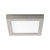 Oxygen Altair Flush Mount, 1-Light, LED, Satin Nickel, Matte White Shade, 7"W (3-333-24 42P3L) 