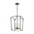 Visual Comfort & Co. Studio Collection Thayer Lantern, 4-Light, Smith Steel, 26.38"H (F3322/4SMS 706WZ9X) 