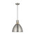 Visual Comfort & Co. Studio Collection Brynne Pendant, 1-Light, LED, Satin Nickel, 14.13"W (P1442SN-L1 706U5JG) 
