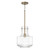Capital Nyla Pendant, Aged Brass, 11"W 