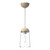 Alora Lighting Emil Pendant, 1-Light, White, White Oak, 11.5"H 