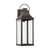 Capital Bradford Outdoor Wall Lantern, Oiled Bronze, 8"W, 1 Light 