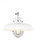 Visual Comfort & Co. Studio Collection Wellfleet Wall Sconce, 1-Light, Matte White and Polished Nickel, 11"W (CW1141MWTPN 706X0D0) 