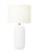 Visual Comfort & Co. Studio Collection Fanny Table Lamp, 1-Light, LED, Matte White Ceramic, White Linen Shade, 28.13"H (HT1061MWC1 706X18Y) 