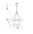 CWI Lighting Arya Chandelier, 70-Light, Black, Frosted Glass, 39"W (1020P39-70-101 3069PAY) 