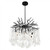CWI Lighting Anita Chandelier, 6-Light, Black, 26"W (1094P26-6-101 3069PC2) 