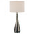 Uttermost Contour Table Lamp, 1-Light, Blue-Green, Light Oatmeal Fabric Shade, 34"H (30039 A6FLC) 