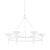 Troy Cecilia Chandelier Gesso White 40"W 