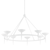 Troy Cecilia Chandelier Gesso White 47"W 