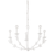 Troy Florian Chandelier Gesso White 28"W 