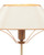 Currey and Company Daphne White Table Lamp 