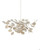 Currey and Company Lunaria Small Silver Chandelier 