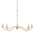 Currey and Company Saxon Small Tan Chandelier 