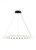 Visual Comfort & Co. Modern Collection Orbet Chandelier, Integrated LED, Black, 42.4"W (700OBT42B-LED927 70PGALE) 