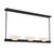 Savoy House Fallon Linear Chandelier, 3-Light, Matte Black, Glass Shade, 10"W (1-1614-3-89 ALPT0) 