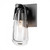 Hubbardton Forge Eos Bathroom Wall Sconce, 1-Light, Black, Clear, 8.9"H (201330-SKT-10-ZM0718 5NQUTR) 