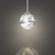 Schonbek Beyond Quest Mini Pendant, Integrated LED, Brushed Nickel, Optic Haze Quartz  (BPD40206-BN YUEX014CW9) 