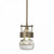 Hubbardton Forge Cuff Small Mini Pendant, 1-Light, Soft Gold, Clear Glass, 5.5"W (187330-SKT-MULT-84-ZM0448 5NMYZ6) 