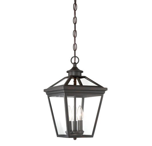 Uolfin Modern Lantern Outdoor Hanging Light, Rhett 1-Light Rustic