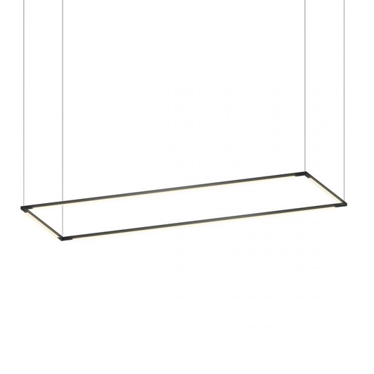 Z-Bar Pendant Large Rectangle, Matte Black (16"/48" light bars), Koncept Inc ZBP-48-R-SW-MTB-CNP 407UGLY Z-Bar Pendant Large Rectangle, Matte Black (16"/48" light bars), Koncept Inc ZBP-48-R-SW-MTB-CNP 407UGLY