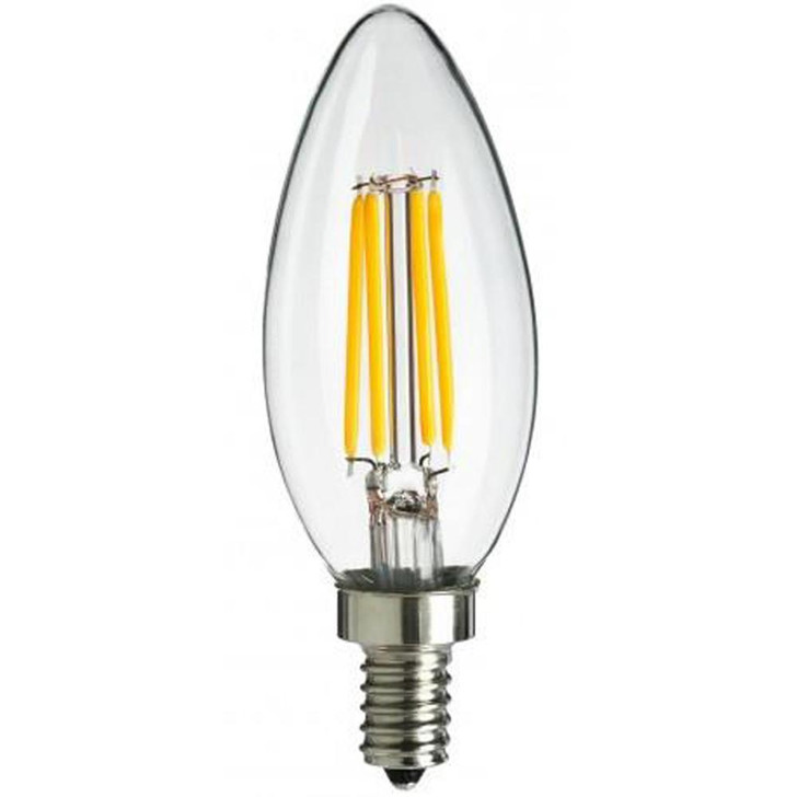 4.5 Watt E12 Bulb 2700K, 10/Set, LED, Glass, 1.37"W (E12K2700-10 3069Q9W)