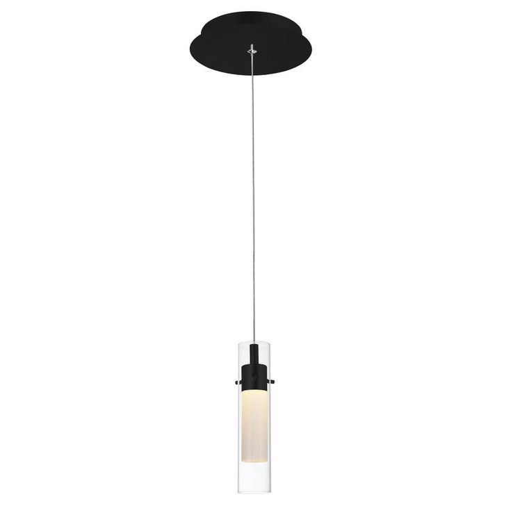 Olinda Mini Pendant, LED, Black, 2"W (1606P5-1-101 3069QAT)