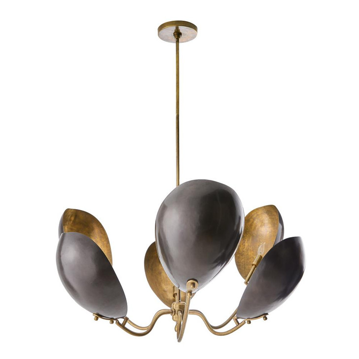 Savo Chandelier, 6-Light, Bronze, Antique Brass, 38"Dia (84072 3QNDP)